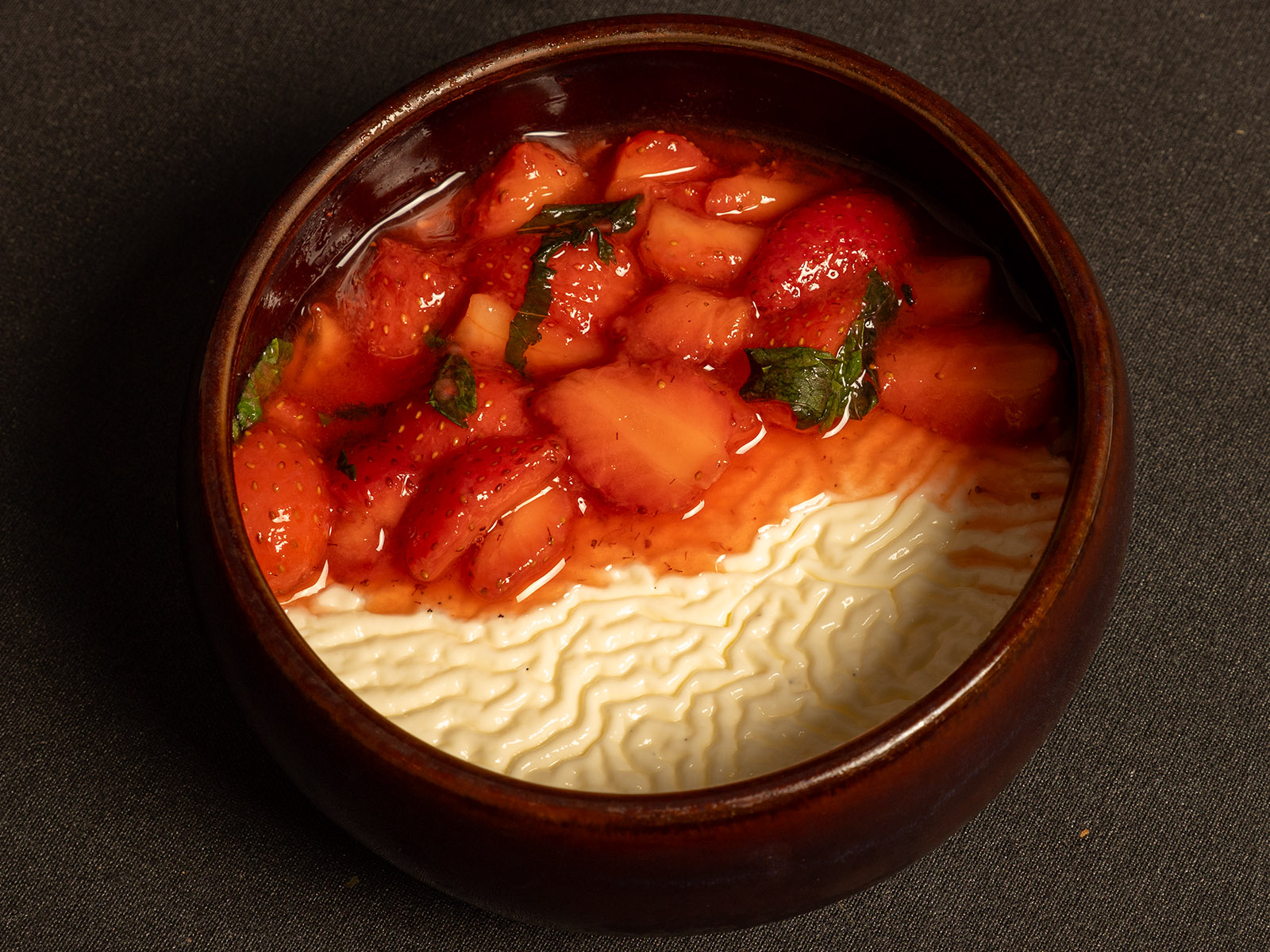 Panna cotta ai frutti rossi