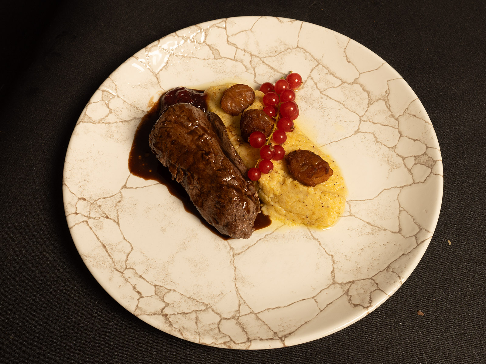 Filetto di cervo ripieno di foie gras