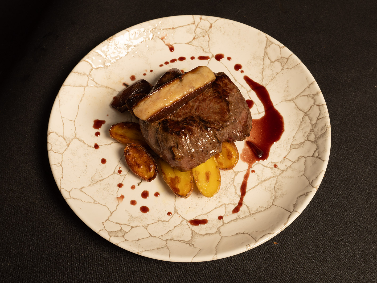 Filetto di manzo con scaloppa di foie gras